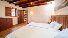 Das gemütliche Schlafzimmer in der Casita Margaretha Das gemütliche Schlafzimmer in der Casita Margaretha