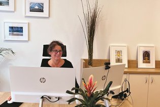 Arbeitsplatz im NEUE WEGE Büro München