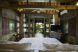 Der Blick auf die Anlage von der Wooden Suite Gladak Der Blick auf die Anlage von der Wooden Suite Gladak