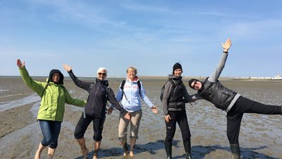 Lernen Sie das Wattenmeer auf einer ausgedehnten Wanderung kennen! 