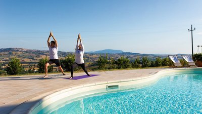 Spüren Sie die wohltuende Wirkund der Asanas während Ihrer Yoga-Einheiten