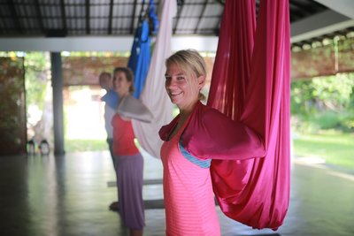 Viel Freude beim Yoga üben im Talalla