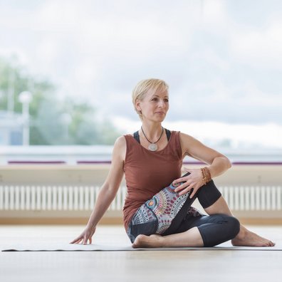 Yogalehrerin Bea Winklbauer