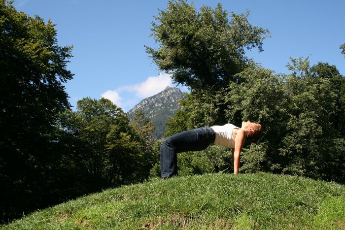 Yogalehrerin Petra Porath