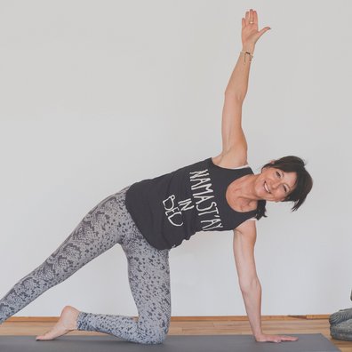 Yogalehrerin Ursula Engel