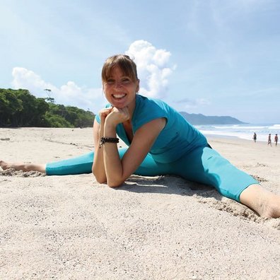 Yogalehrerin Doris Lilienweiss