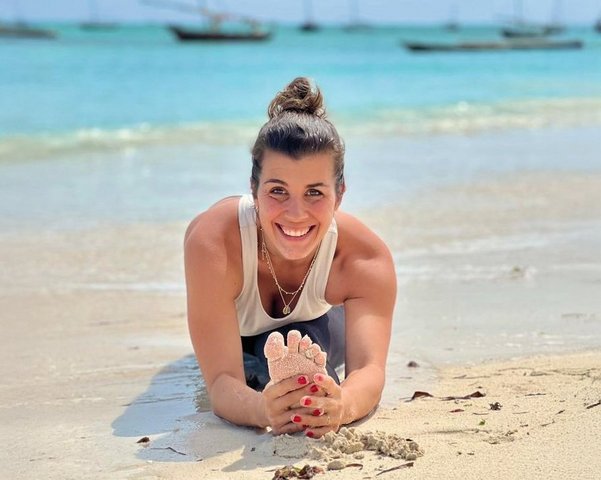Yogalehrerin Lara Menevidis