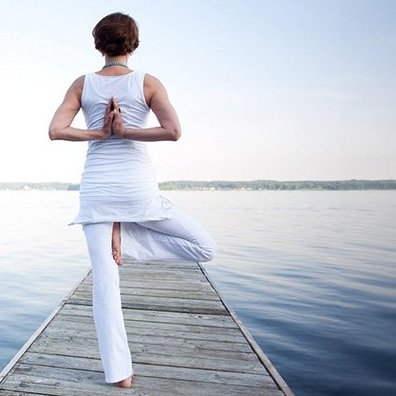 Yogalehrerin Simone Marek