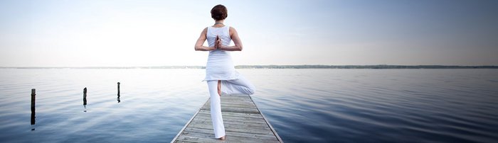 Yogalehrerin Simone Marek