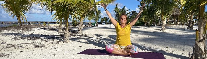 Yogalehrerin Rita Uibner