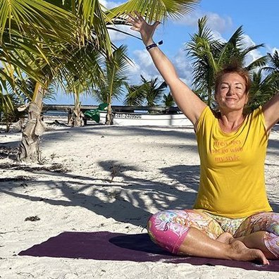 Yogalehrerin Rita Uibner