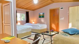 Ein Zweitbettzimmer im Seminarhaus Lykia