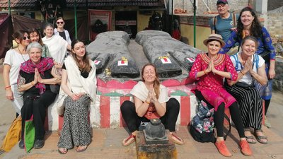 Die Gruppe mit Reiseleitung Shakiri