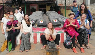 Die Gruppe mit Reiseleitung Shakiri