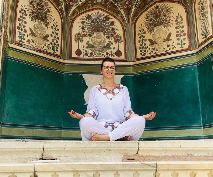 Yogalehrerin Iris Basler
