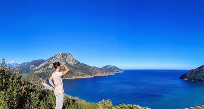 In der Umgebung der Lykia Lodge gibt es tolle Aussichtspunkte mit Blick über das Meer