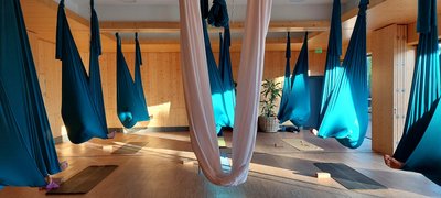 Aerial Yoga mit Dhanya Meggers