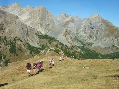 Wanderung in den Bergen
