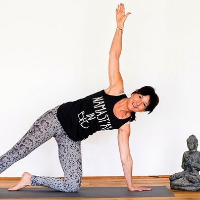 Yogalehrerin Ursula Engel